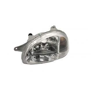 LA-OP101634 OPTICA CHEVROLET CORSA CLASSIC 99->11 VIDRIO LISO IZQUIERDO POLICARBONATO CASCO GRIS  OPTICAS LAM OPTICA