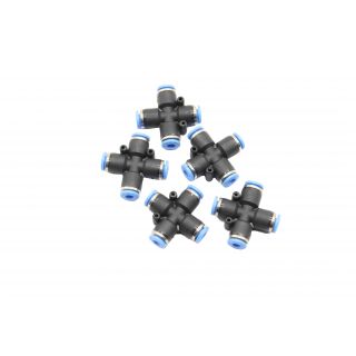 Conector Rapido Racor Qsx 4 Vias X 4mm (x5u)