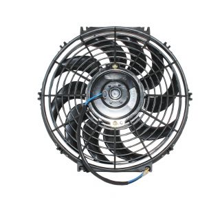 LI-EL1212C ELECTROVENTILADOR 12V UNIVERSAL 12" EXTRACHATO ASPAS CURVAS 80 WATTS ØTOTAL 330MM 65MM ESP  LION AIR ELECTROVENTILADOR