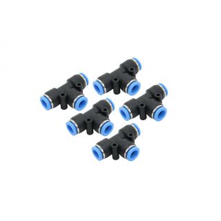 CONECTOR RAPIDO RACOR QST-8 EN T MANGUERA 8MM X 5 UNIDADES