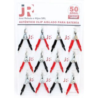 Display Clips De Bateria 20 A Aislados X 12 Unidades