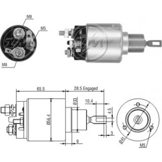 Solenoide Peugeot 306 /405 1.9 Diesel 12V.