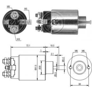 Solenoide 12V Ford Ranger Motor Puma Mitsubishi Pmgr