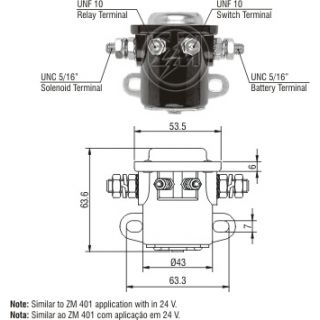 Solenoide Chanchito Auxiliar Concentrico Universal 24V