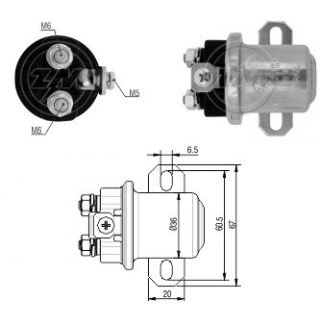 Solenoide Auxiliar 29 Mt 12V Ford Cummins Case